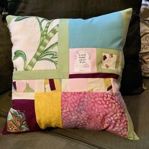 ‘Pillow Talk’ custom decorative pillow